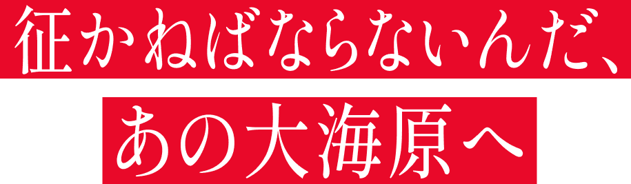 征かねばならないんだ、あの大海原へ